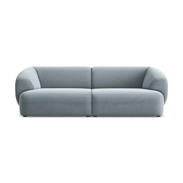 Jasnoniebieska aksamitna sofa 232 cm Moana – Makamii