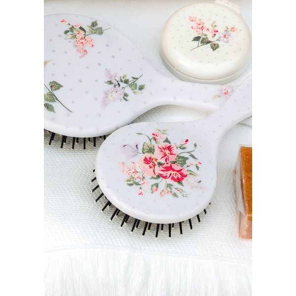 Lusterko kieszonkowe z grzebieniem Green Gate Asta-image-1