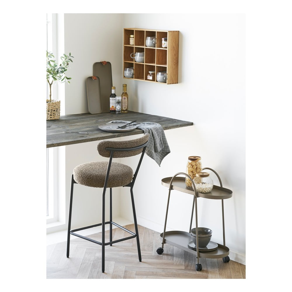 Metalowy barek na kółkach 27,5x60 cm Empoli – House Nordic (zdjęcie 3)