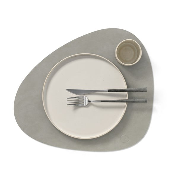 Mata stołowa ze skóry ekologicznej 37x44 cm Curve L Nupo – LIND DNA-image-2