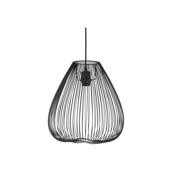 Czarna metalowa lampa wisząca Leitmotiv Lucid, ø 35 cm-image-2