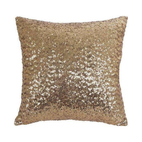 Poszewka na poduszkę z cekinami w złotym kolorze Minimalist Cushion Covers, 45x45 cm