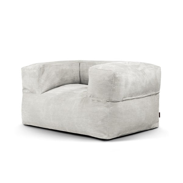 Kremowy sztruksowy worek do siedzenia MooG – SLOWDOWN