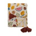 Koc dziecięcy z bawełny z recyklingu 130x160 cm Fruitta – Bloomingville Mini