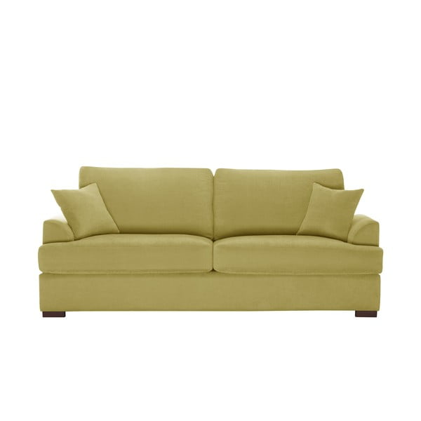 Żółta sofa 3-osobowa Jalouse Maison Irina