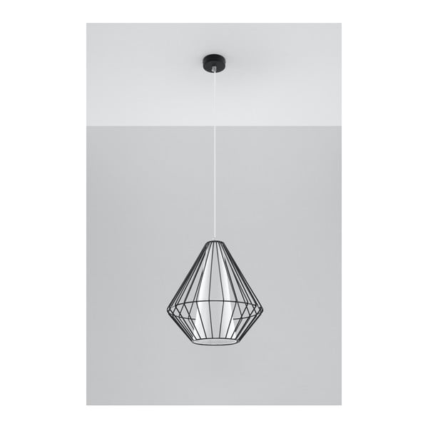 Czarna lampa wisząca Sollux Alfredo-image-1