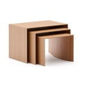 Stoliki w dekorze dębu zestaw 3 szt. 40x60 cm Litto – Kave Home