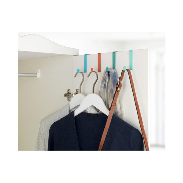 Zestaw 4 kolorowych haczyków Wenko Home-image-1