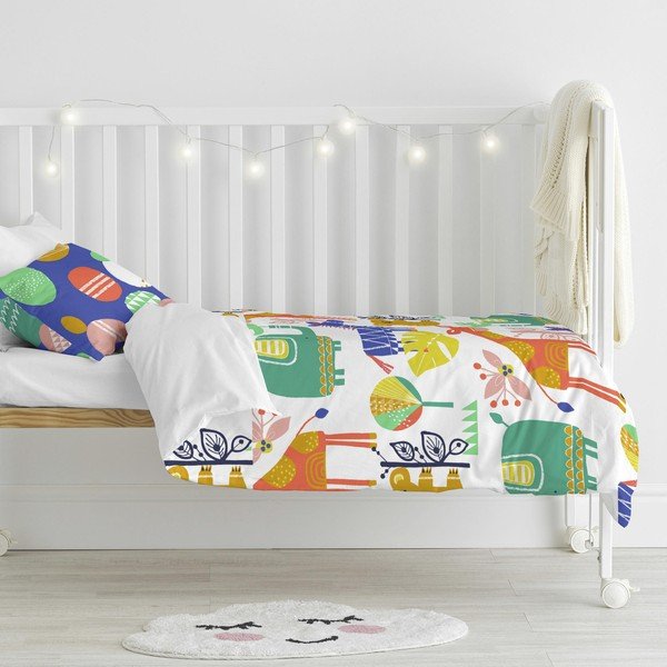 Dziecięca pościel bawełniana Moshi Moshi Geo Jungle, 100x120 cm-image-4