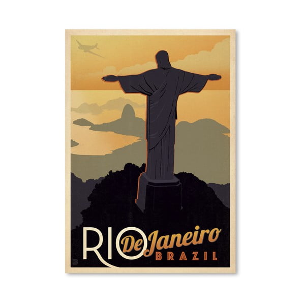 Plakat Americanflat Rio, 42x30 cm