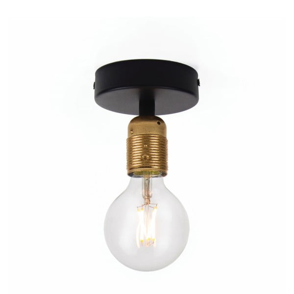 Złota lampa sufitowa Bulb Attack Uno Basic