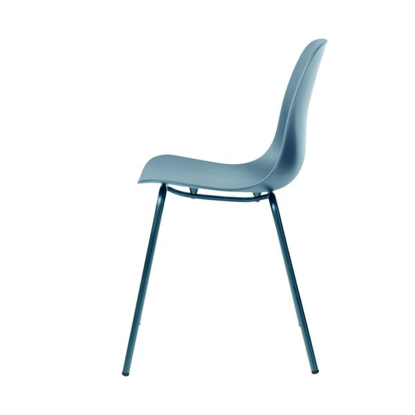 Zestaw 2 szaroniebieskich krzeseł Unique Furniture Whitby-image-3