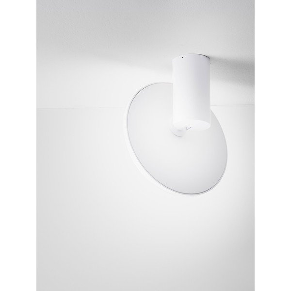 Aluminiowa lampa sufitowa LED z elastyczną konstrukcją w matowym białym kolorze Ekei – Nova Luce-image-1