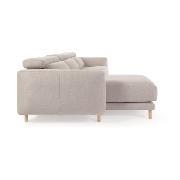 Beżowy narożnik (lewostronny) Singa − Kave Home-image-4