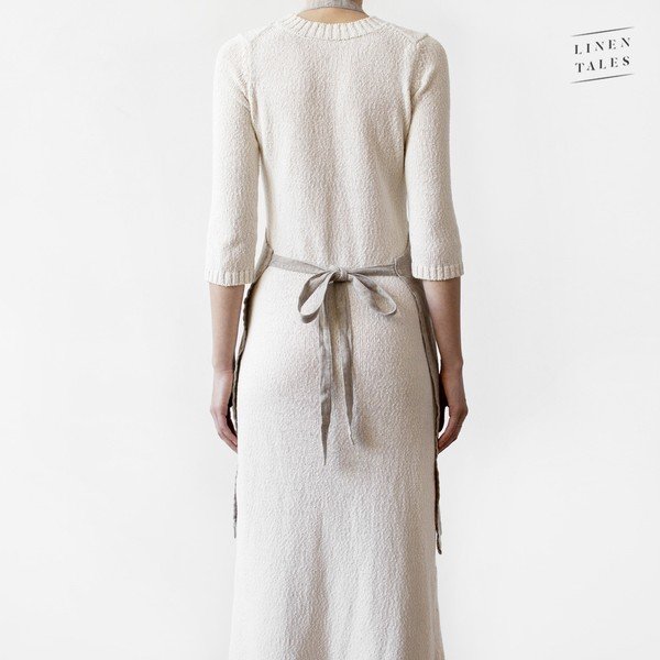 Lniany fartuch Linen Tales Daily Apron, 80x55 cm-image-1