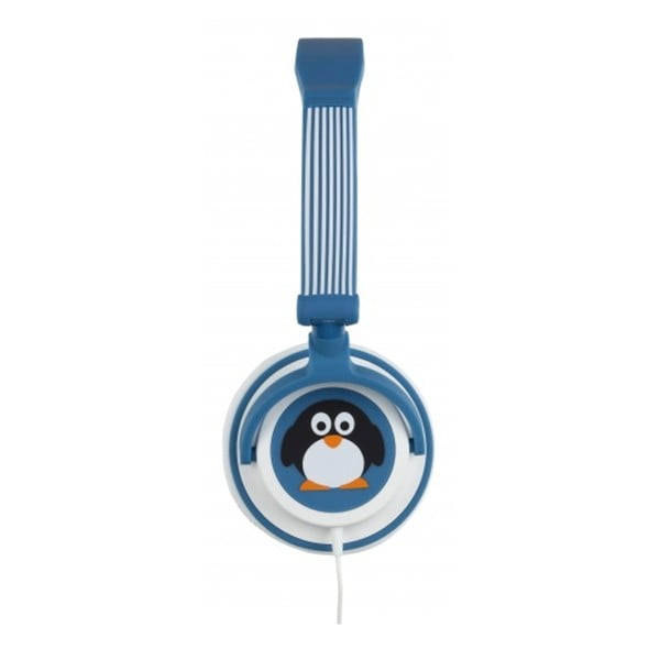 Dziecięca
  słuchawka My Doodles Lady Penguin, limitowana głośność 85dB, 3,5 mm jack