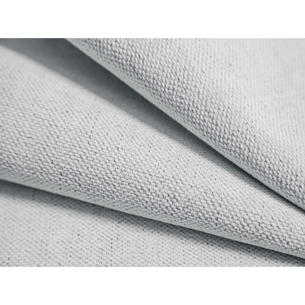 Jasnoszare tapicerowane łóżko dwuosobowe ze schowkiem/bez zagłówka ze stelażem 180x200 cm Susan – Micadoni -image-4