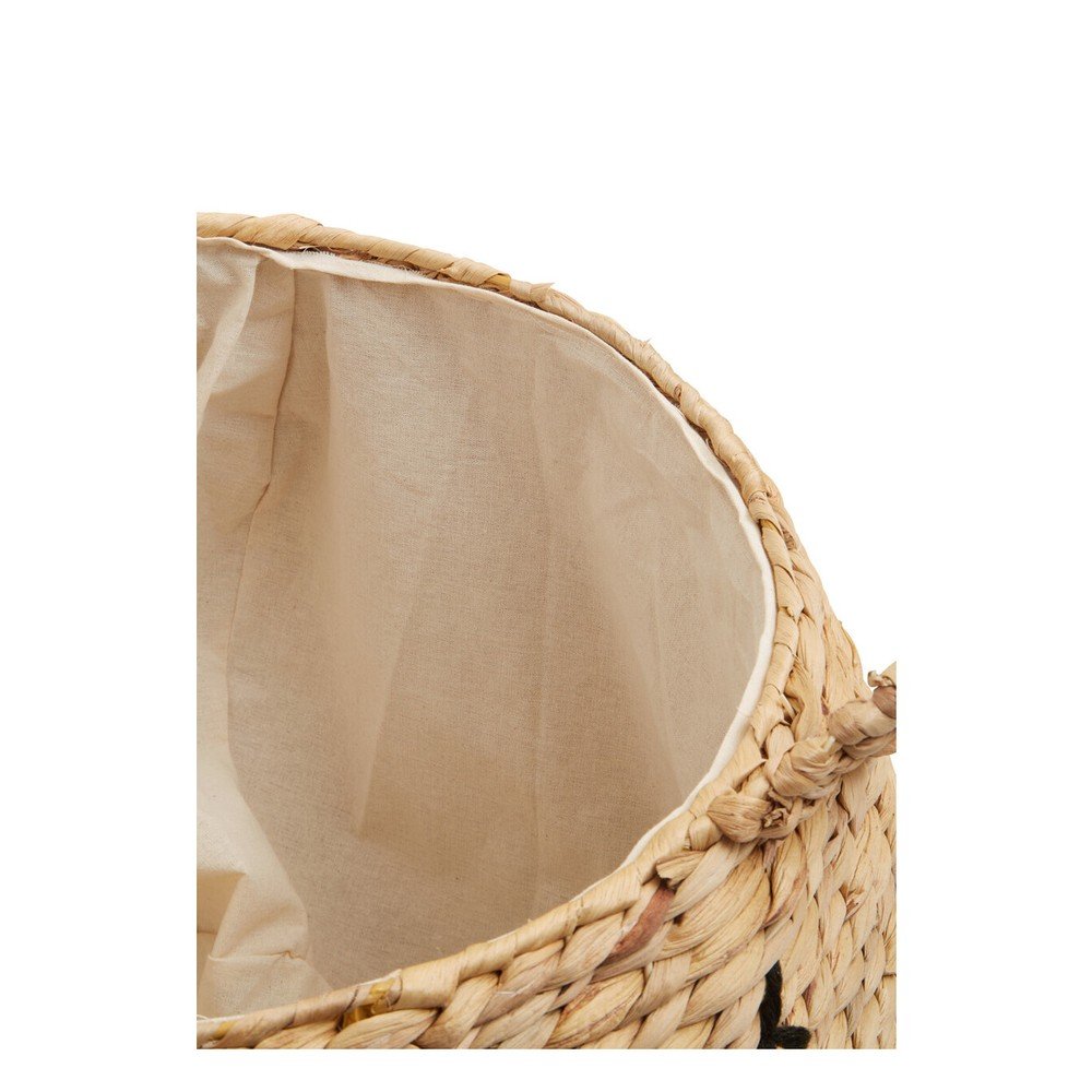 Dziecięcy kosz na zabawki z hiacyntu wodnego w naturalnym kolorze ø 49x40 cm Lidi Cat Face – Premier Housewares (zdjęcie 8)