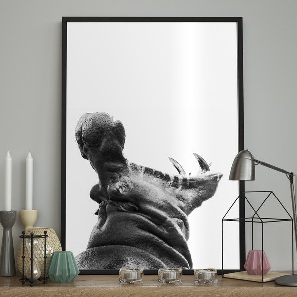 Plakat DecoKing Hippopotamus, 100x70 cm-image-1