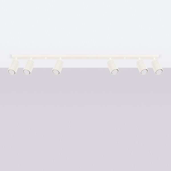 Kremowa lampa punktowa 6,5x117 cm Gleam – Sollux-image-3