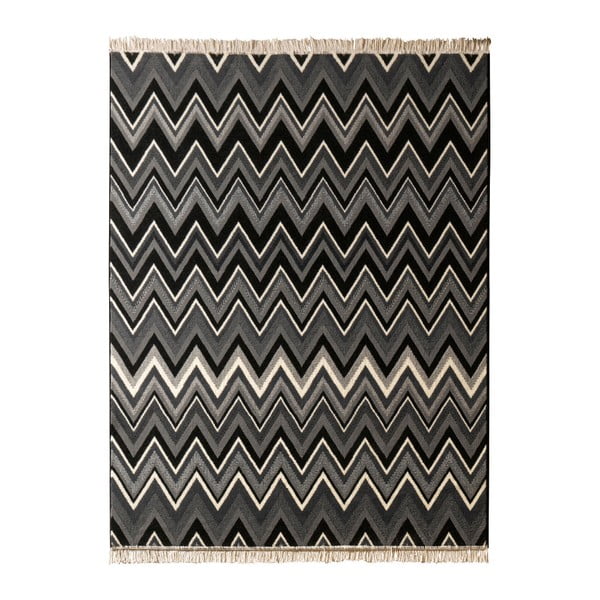 Dywan Hanse Home Fringe Black, 80 x 200 cm