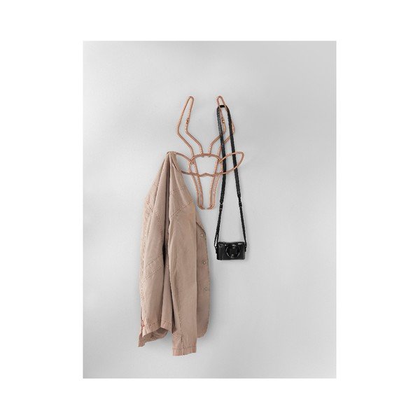 Wieszak w kształcie gazeli Metaltex, szer. 30 cm-image-1