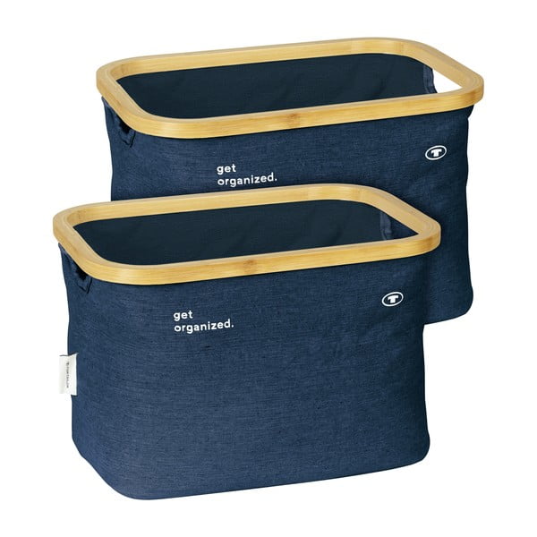 Tekstylne koszyki zestaw 2 szt. 38x26x26 cm Tom Tailor – Wenko