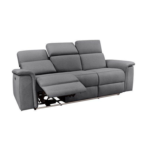 Szara skórzana sofa 211 cm Pareli – Støraa-image-1