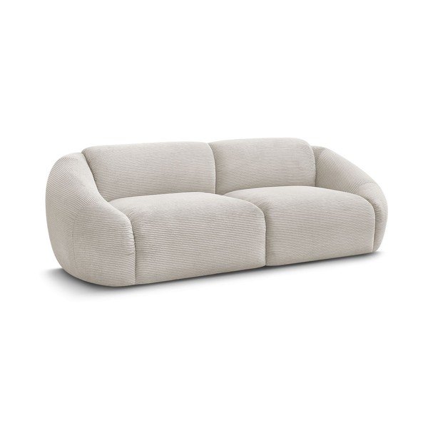 Beżowa sztruksowa sofa 250 cm Tina – Bobochic Paris-image-2