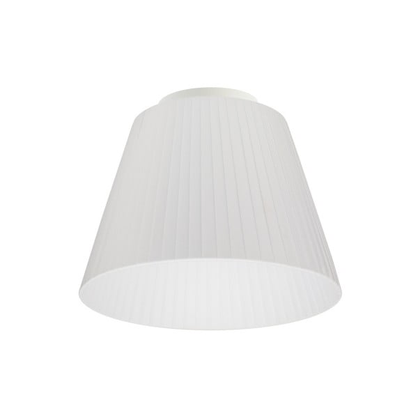 Biała lampa sufitowa Bulb Attack Dos Plisado, ⌀ 24 cm