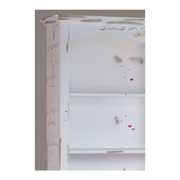 Biały regał drewniany Castagnetti Gothic-image-1