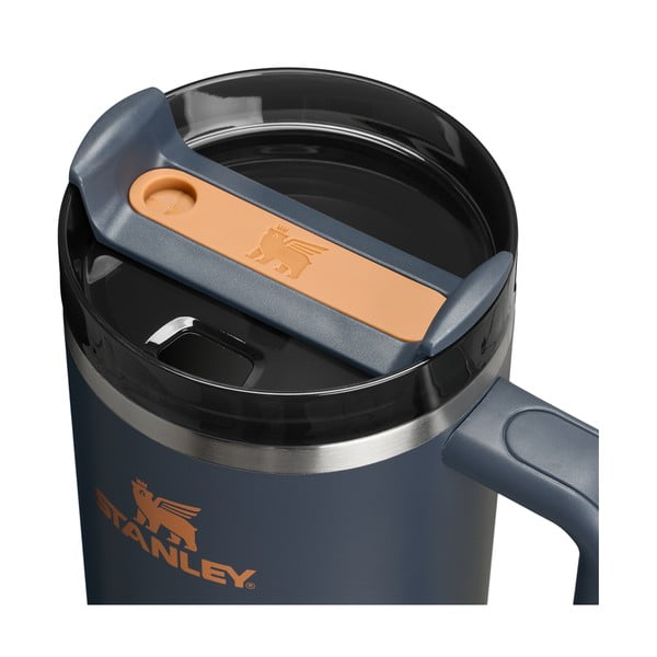 Ciemnoniebieski termos ze słomką ze stali nierdzewnej 1,18 l Quencher H2.0 FlowState Tumbler Twilight – Stanley-image-3