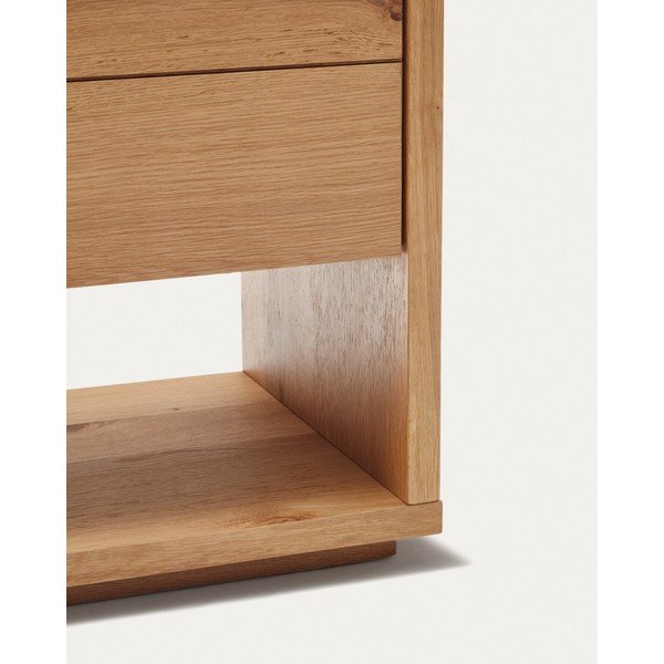 Szafka w dekorze dębu 100x163,5 cm Alguema – Kave Home-image-4