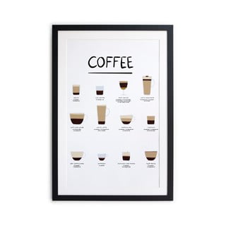 Plakat z ramą 30x40 cm Coffee – Really Nice Things