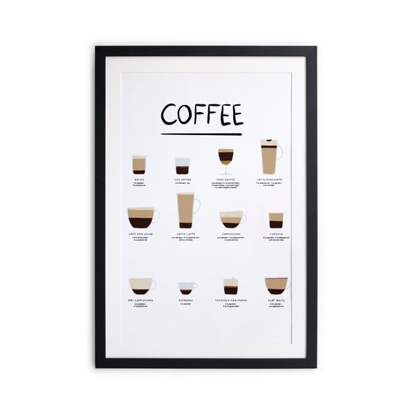 Plakat z ramą 30x40 cm Coffee – Really Nice Things
