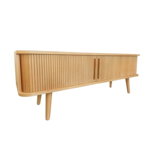 Szafka pod TV w dekorze dębu 138x50 cm Rove – Woodman-image-3