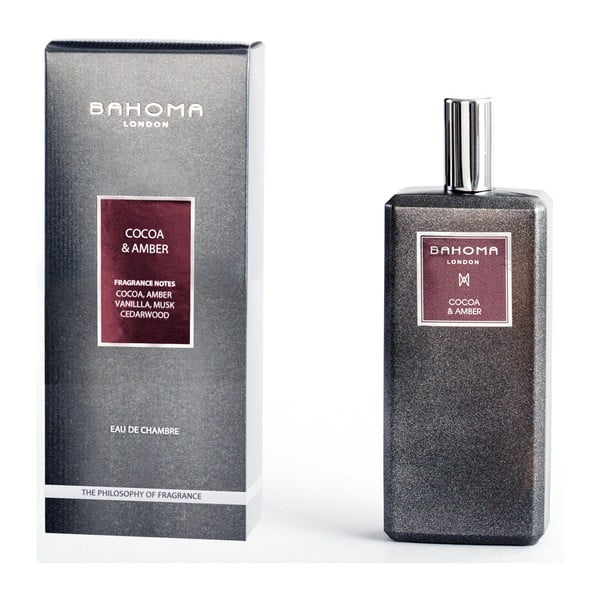 Spray zapachowy do wnętrz Bahoma, zapach kakao i ambry, 100 ml