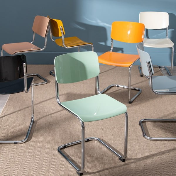 Szare krzesła zestaw 4 szt. Chrome – Ixia-image-1