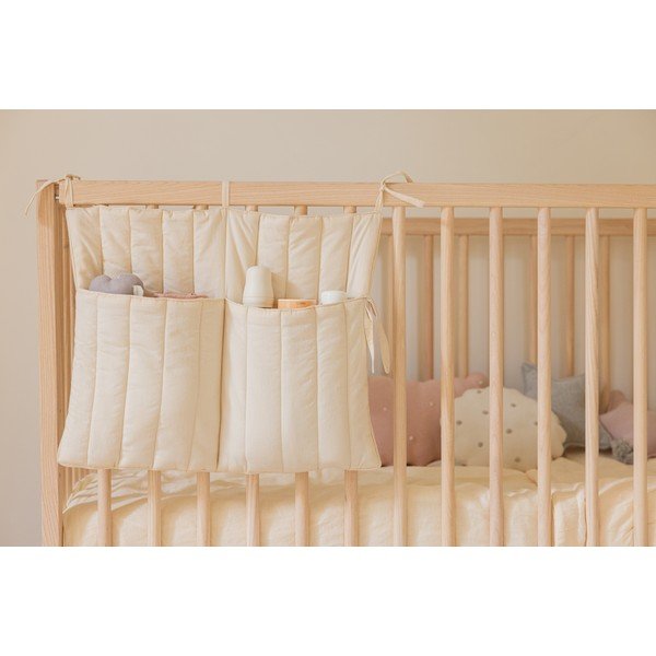 Organizer kieszonkowy na łóżeczko  40 cm Benjamin Natural – Lorena Canals-image-1