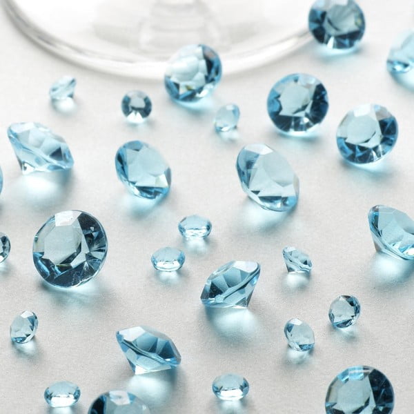 Niebieskie kryształki dekoracyjne Neviti Party, 100 g