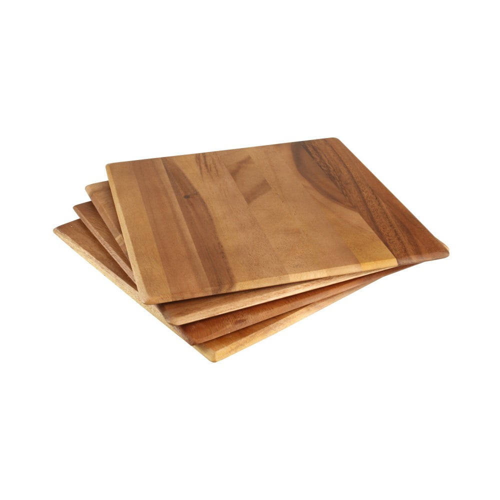 Zestaw 4 podkładek stołowych z drewna akacjowego T&G Woodware Tuscany