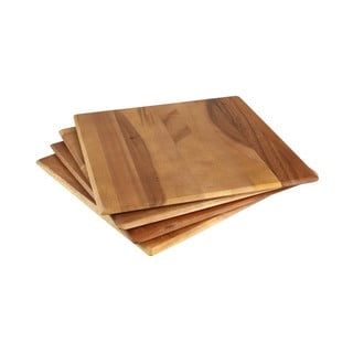 Zestaw 4 podkładek stołowych z drewna akacjowego T&G Woodware Tuscany