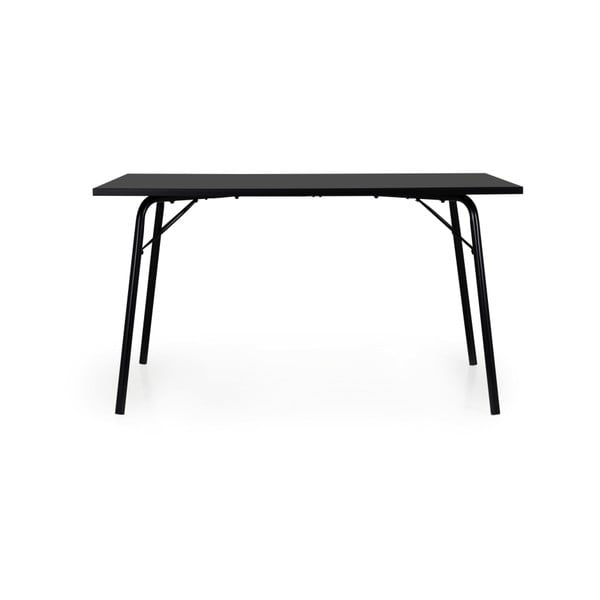 Antracytowy stół Tenzo Daxx, 80x140 cm