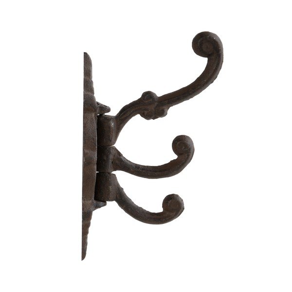 Ciemnobrązowy metalowy haczyk ścienny – Esschert Design-image-2