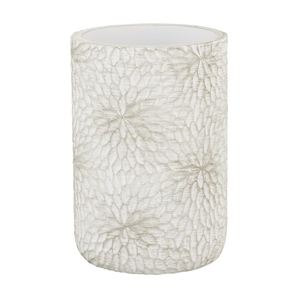 Kubek na szczoteczki do zębów z żywicy polimerowej w biało-złotym kolorze Montalfano – Wenko