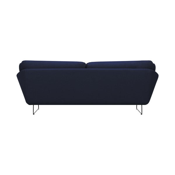 Zestaw ciemnoniebieskiej sofy i pufu Windsor & Co Sofas Comet-image-3