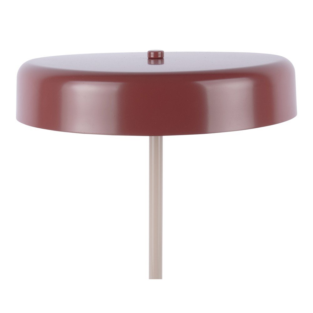 Bordowa metalowa lampa stołowa (wysokość 40 cm) Reina Palo – Leitmotiv (zdjęcie 3)