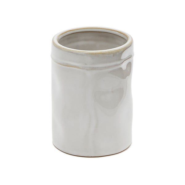 Kremowy ceramiczny kubek na szczoteczki do zębów Savel – Kave Home-image-3