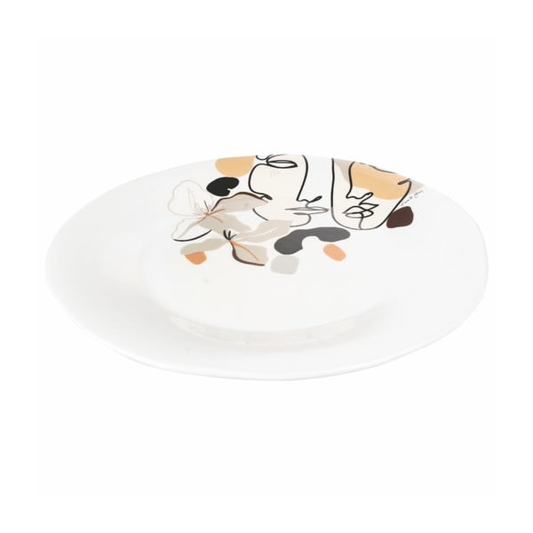 Ceramiczny talerz do serwowania VDE Tivoli 1996 Face to Grey, ø 35 cm-image-1