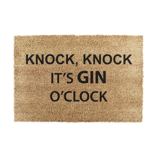 Wycieraczka z włókna kokosowego 40x60 cm Gin O'Clock – Artsy Doormats